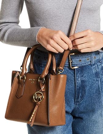 michael michael kors kris small pebbled leather satchel|Kris Small Pebbled Leather Satchel .